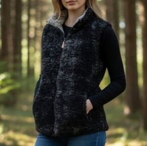 SIMPLY SOUTHERN | SHERPA MOCK NECK FULL ZIP VEST